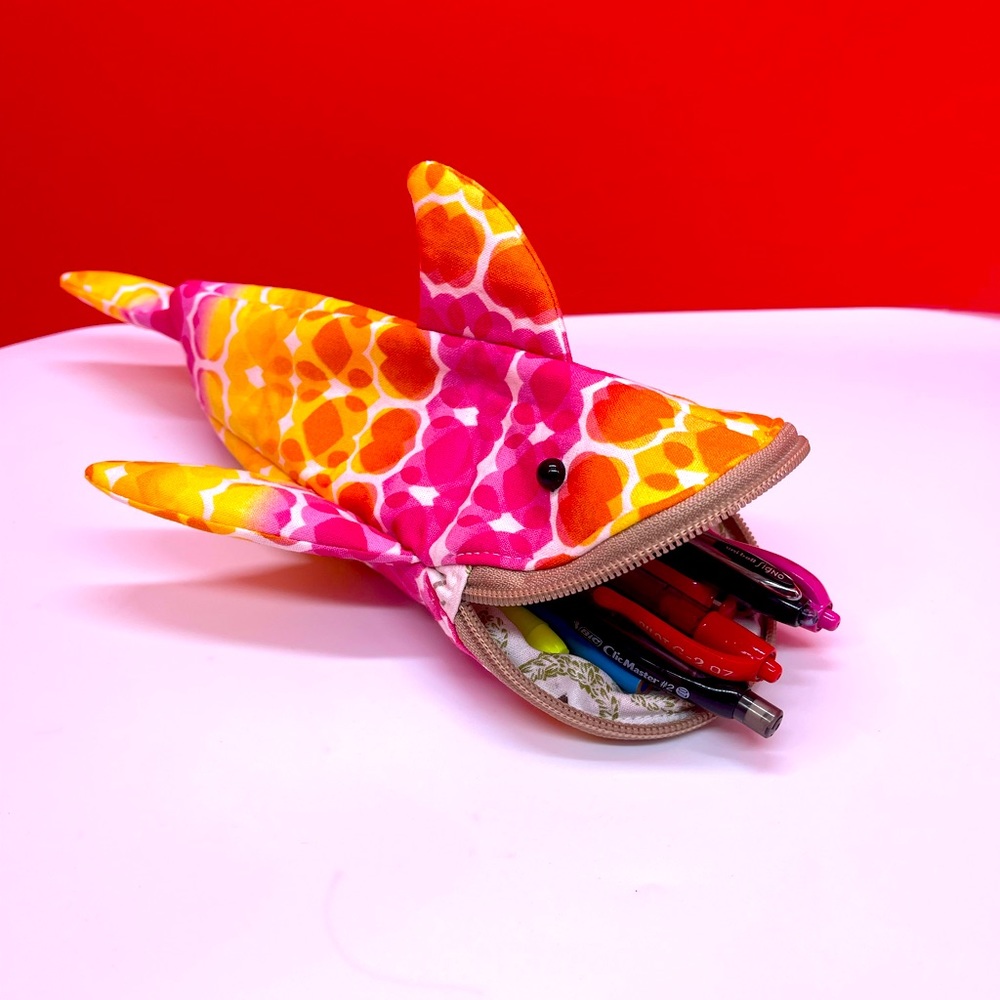 COPY - COPY - Shark pencil Case